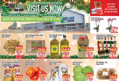 Skyland Food Mart Flyer December 16 to 22