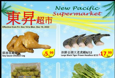 New Pacific Supermarket Flyer December 16 to 19