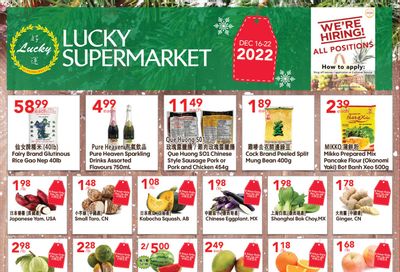 Lucky Supermarket (Calgary) Flyer December 16 to 22