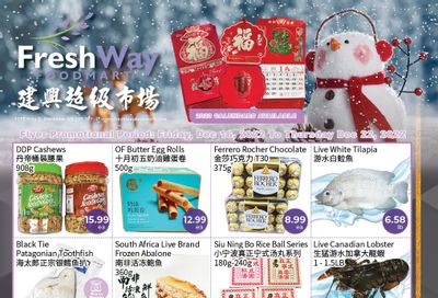 FreshWay Foodmart Flyer December 16 to 22