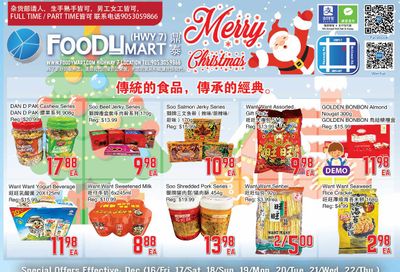 FoodyMart (HWY7) Flyer December 16 to 22