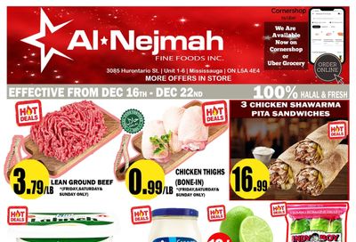 Alnejmah Fine Foods Inc. Flyer December 16 to 22