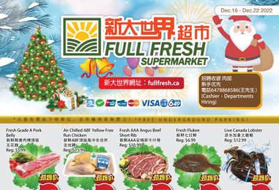Full Fresh Supermarket Flyer December 16 to 22