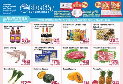 Blue Sky Supermarket (North York) Flyer December 16 to 22