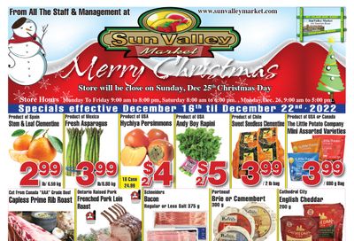 Sun Valley Market Flyer December 16 to 22