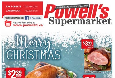 Powell's Supermarket Flyer December 15 to 24