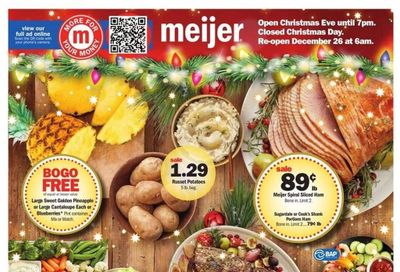 Meijer (OH) Weekly Ad Flyer Specials December 18 to December 24, 2022
