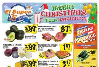 El Super (CA, NM, NV, TX) Weekly Ad Flyer Specials December 14 to December 20, 2022