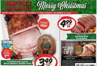 IGA (IN) Weekly Ad Flyer Specials December 14 to December 27, 2022