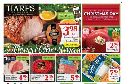 Harps Hometown Fresh (AR) Weekly Ad Flyer Specials December 14 to December 24, 2022