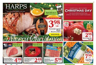 Harps Hometown Fresh (AR, KS, MO) Weekly Ad Flyer Specials December 14 to December 24, 2022
