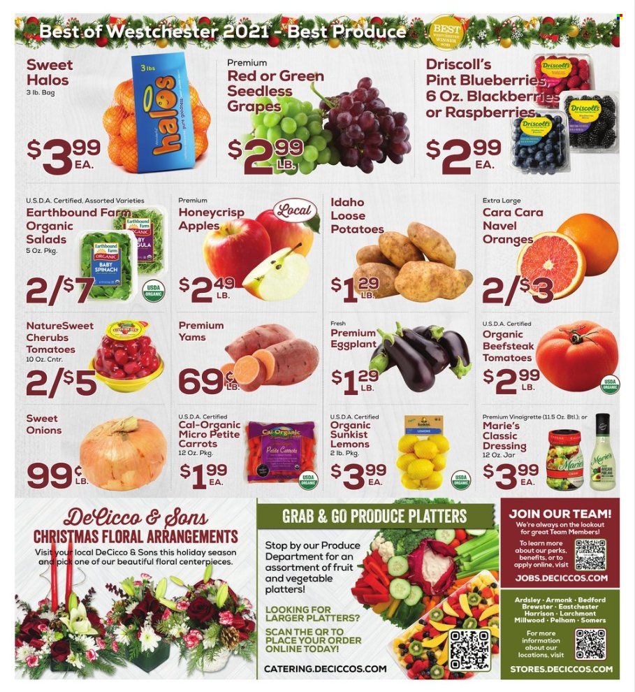 DeCicco & Sons (NY) Weekly Ad Flyer Specials December 16 to December 29, 2022