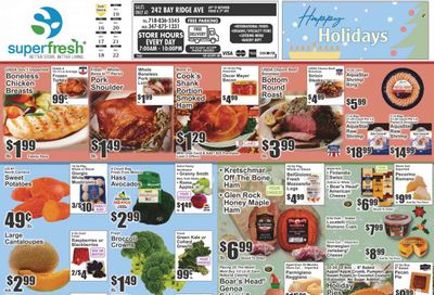 Super Fresh (NY) Weekly Ad Flyer Specials December 16 to December 22, 2022