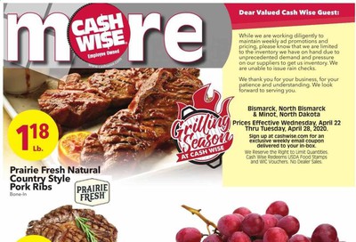 Cash Wise Weekly Ad & Flyer April 22 to 28