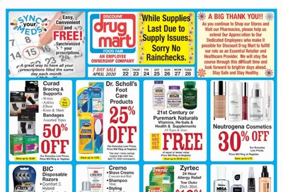 Discount Drug Mart Weekly Ad & Flyer April 22 to 28