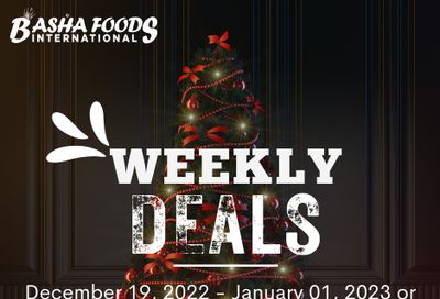 Basha Foods International Flyer December 19 to January 1