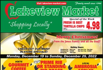 Lakeview Market Flyer December 19 to 25