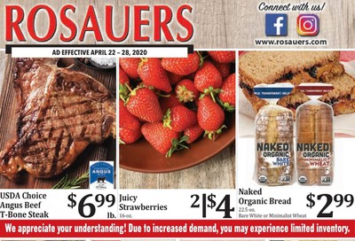 Rosauers Weekly Ad & Flyer April 22 to 28
