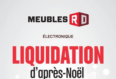 Meubles RD Electronics Flyer December 23 to January 5