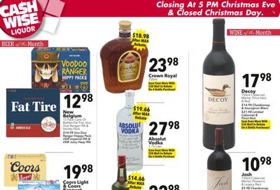 Cash Wise Liquor Only (MN) Weekly Ad Flyer Specials December 18 to December 24, 2022