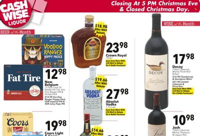 Cash Wise Liquor Only (MN) Weekly Ad Flyer Specials December 18 to December 24, 2022