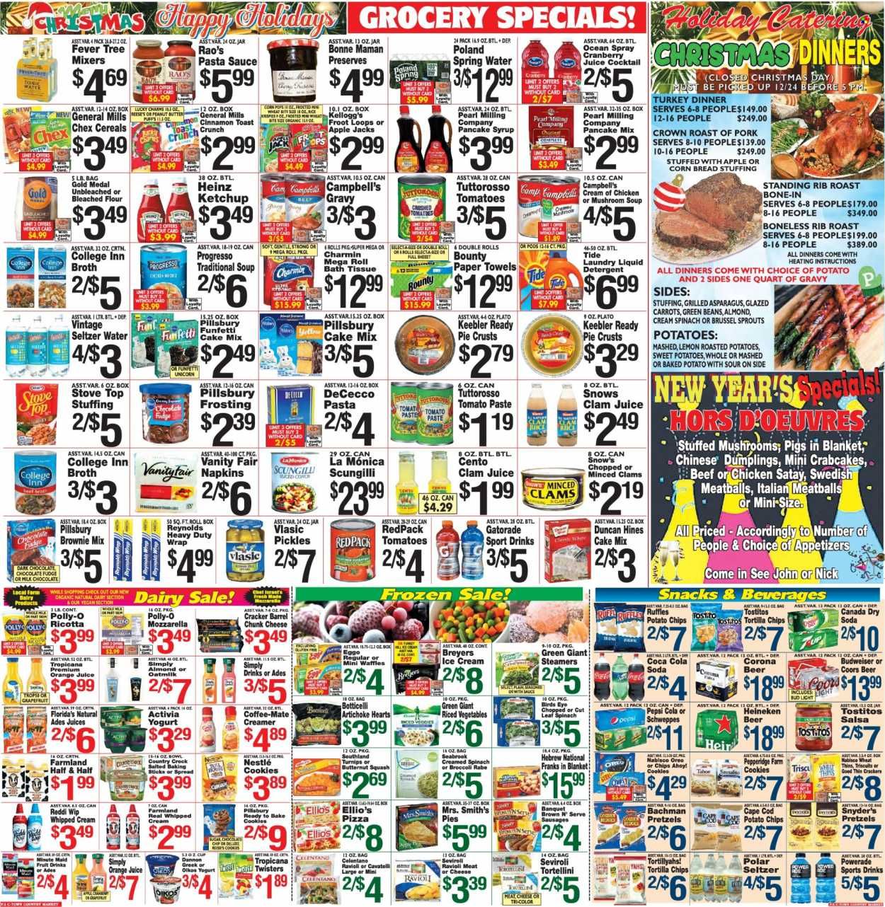 Country Markets of Westchester (NY) Weekly Ad Flyer Specials December 16 to December 29, 2022