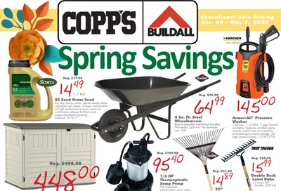 COPP's Buildall Flyer April 24 to May 3