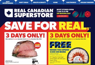 Real Canadian Superstore (West) Flyer December 22 to 28