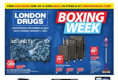 London Drugs Boxing Week/Day Flyer December 26 to January 1