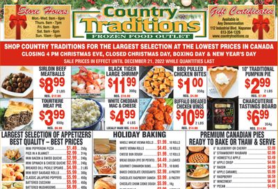 Country Traditions Flyer December 15 to 21
