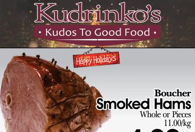 Kudrinko's Flyer December 20 to January 2