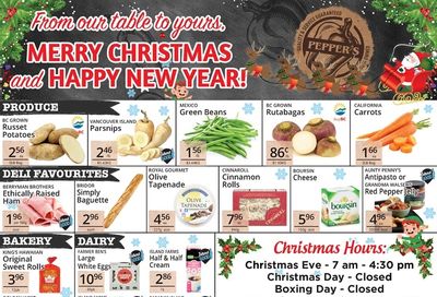 Pepper's Foods Flyer December 20 to 24