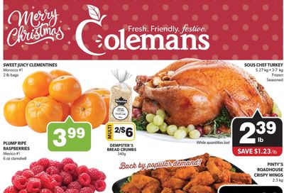 Coleman's Flyer December 22 to 28