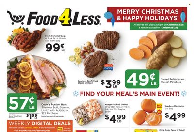 Food 4 Less (IL) Weekly Ad Flyer Specials December 21 to December 27, 2022