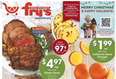 Fry’s (AZ) Weekly Ad Flyer Specials December 21 to December 27, 2022