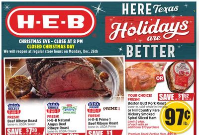 H-E-B (TX) Weekly Ad Flyer Specials December 21 to December 24, 2022