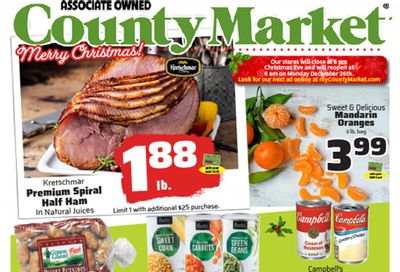 County Market (IL, IN, MO) Weekly Ad Flyer Specials December 21 to December 24, 2022