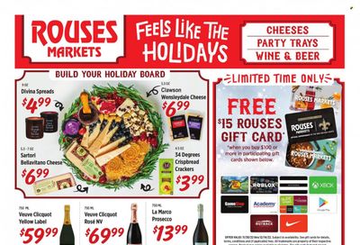 Rouses Markets (AL) Weekly Ad Flyer Specials November 30 to December 28, 2022