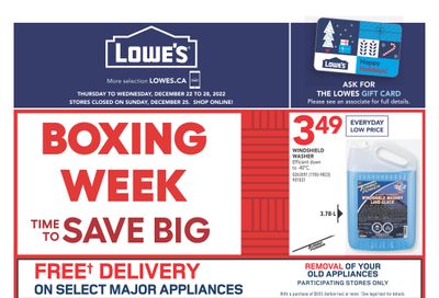 Lowe's (West) Flyer December 22 to 28