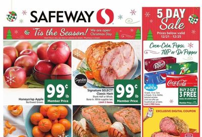 Safeway (CA, HI, OR, WA) Weekly Ad Flyer Specials December 21 to December 27, 2022