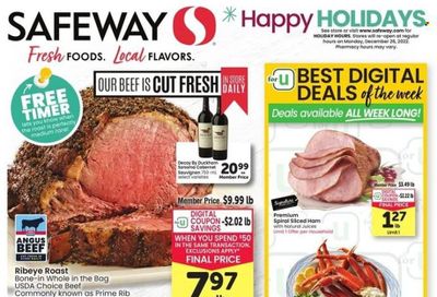 Safeway (SD) Weekly Ad Flyer Specials December 21 to December 25, 2022