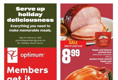 Independent Grocer (ON) Flyer December 22 to 28