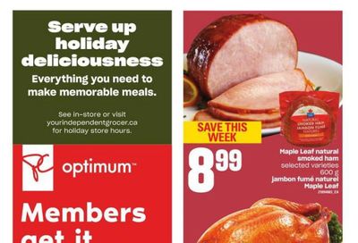 Independent Grocer (Atlantic) Flyer December 22 to 28