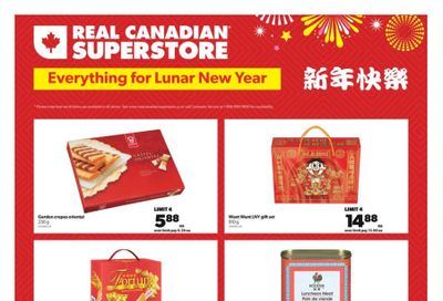 Real Canadian Superstore (West) Everything For Your Lunar New Year Flyer December 22 to January 25