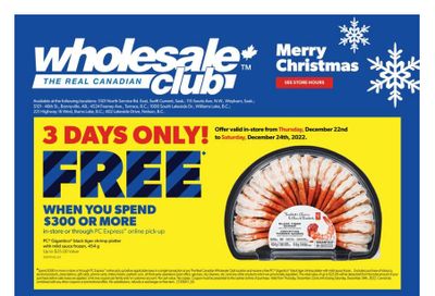 Real Canadian Wholesale Club Flyer December 22 to 28