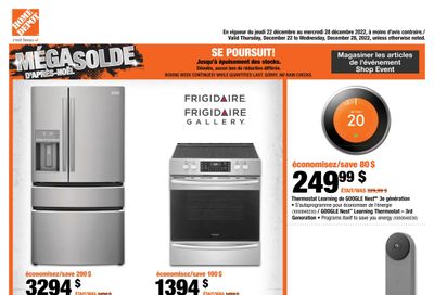 Home Depot (QC) Flyer December 22 to 28