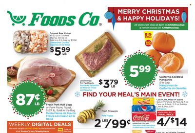 Foods Co (CA, OH, VA) Weekly Ad Flyer Specials December 21 to December 27, 2022
