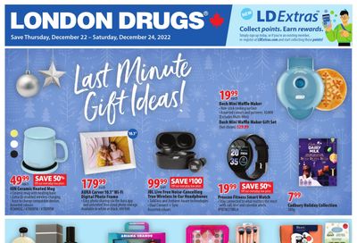 London Drugs Last Minute Gift Ideas Flyer December 22 to 24