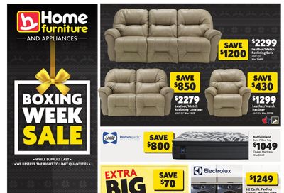 Home Furniture (ON) Boxing Week Sale Flyer December 22 to January 1