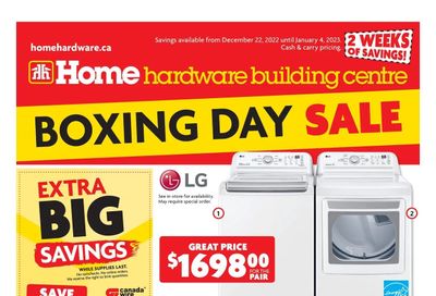 Home Hardware Building Centre (Atlantic) Flyer December 22 to January 4